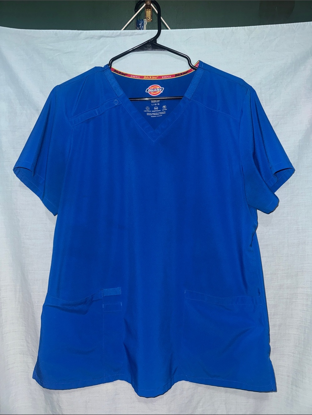 Dickies Royal Blue Scrub Top